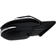 Passenger Side Mirror, Power Adjust, Manual Folding, Heated, Paintable, In-housing Signal Light, With memory, With Puddle Light, No Auto-Dimming, With Blind Spot Detection in Glass