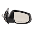 Passenger Side Mirror, Power Adjust, Manual Folding, Heated, Paintable, No Signal Light, No Memory, No Puddle Light, No Auto-Dimming, No Blind Spot Feature