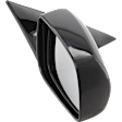 Passenger Side Mirror, Power Adjust, Non-Folding, Non-Heated, Paintable, No Signal Light, No Memory, No Puddle Light, No Auto-Dimming, No Blind Spot Feature