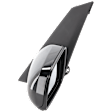 2009 Toyota Prius - Driver Side Mirror, Power Adjust, Non-Heated, Paintable, Manual Folding, No Signal Light, No Blind Spot Feature, No Memory, No Puddle Light, No Auto-Dimming