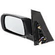 2009 Toyota Prius - Driver Side Mirror, Power Adjust, Non-Heated, Paintable, Manual Folding, No Signal Light, No Blind Spot Feature, No Memory, No Puddle Light, No Auto-Dimming