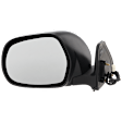 Driver Side Mirror, Power Adjust, Manual Folding, Non-Heated, Textured Black, No Signal Light, No Memory, No Puddle Light, No Auto-Dimming, No Blind Spot Feature