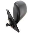 Driver Side Mirror, Power Adjust, Manual Folding, Non-Heated, Textured Black, No Signal Light, No Memory, No Puddle Light, No Auto-Dimming, No Blind Spot Feature