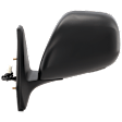 Driver Side Mirror, Power Adjust, Manual Folding, Non-Heated, Textured Black, No Signal Light, No Memory, No Puddle Light, No Auto-Dimming, No Blind Spot Feature