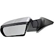 Driver Side Mirror, Power Adjust, Heated, Manual Folding, Chrome, No Signal Light, No Memory, No Puddle Light, No Auto-Dim, No Blind Spot Feature