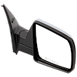 Passenger Side Mirror, Power Adjust, Heated, Manual Folding, Chrome, No Signal Light, No Memory, No Puddle Light, No Auto-Dim, No Blind Spot Feature