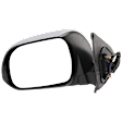 Driver Side Mirror, Power Adjust, Manual Folding, Non-Heated, Chrome, In-housing Signal Light, No Memory, No Puddle Light, No Auto-Dimming, No Blind Spot Feature