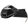 Passenger Side Mirror, Power Adjust, Manual Folding, Heated, Textured Black, No Signal Light, No Memory, No Puddle Light, No Auto-Dimming, No Blind Spot Feature