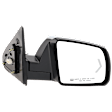 Passenger Side Mirror, Power Adjust, Heated, Power Folding, Chrome, In-glass Signal Light, With Memory, With Puddle Light, No Auto-Dim, No Blind Spot Feature