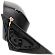 Driver Side Mirror, Power Adjust, Non-Heated, Manual Folding, Paintable, No Signal Light, No Memory, No Puddle Light, No Auto-Dim, No Blind Spot Feature