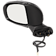 2018 Toyota Prius V - Driver Side Mirror, Power Adjust, Heated, Paintable, Manual Folding, No Signal Light, No Blind Spot Feature, No Memory, No Puddle Light, No Auto-Dim