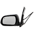 Driver Side Mirror, Power Adjust, Heated, Manual Folding, Paintable, No Signal Light, No Memory, No Puddle Light, No Auto-Dim, No Blind Spot Feature