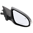 Passenger Side Mirror, Power Adjust, Manual Folding, Heated, Paintable, In-housing Signal Light, With memory, No Puddle Light, No Auto-Dimming, No Blind Spot Feature