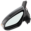 Driver Side Mirror, Power Adjust, Manual Folding, Non-Heated, Paintable, In-housing Signal Light, No Memory, No Puddle Light, No Auto-Dimming, No Blind Spot Feature