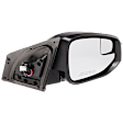 Passenger Side Mirror, Power Adjust, Non-Heated, Manual Folding, Textured Black, No Signal Light, No Memory, No Puddle Light, No Auto-Dim, With Blind Spot Glass