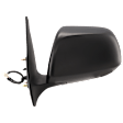 Driver Side Mirror, Power Adjust, Manual Folding, Non-Heated, Textured Black, No Signal Light, No Memory, No Puddle Light, No Auto-Dimming, No Blind Spot Feature