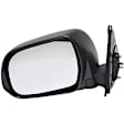 Driver Side Mirror, Manual Adjust, Manual Folding, Non-Heated, Textured Black, No Signal Light, No Memory, No Puddle Light, No Auto-Dimming, No Blind Spot Feature