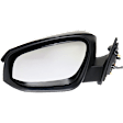 Driver Side Mirror, Power Adjust, Manual Folding, Non-Heated, Paintable, In-housing Signal Light, No Memory, No Puddle Light, No Auto-Dimming, No Blind Spot Feature