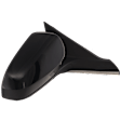 Passenger Side Mirror, Power Adjust, Manual Folding, Heated, Paintable, No Signal Light, No Memory, No Puddle Light, No Auto-Dimming, No Blind Spot Feature