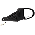 Passenger Side Mirror, Power Adjust, Manual Folding, Heated, Paintable, No Signal Light, No Memory, No Puddle Light, No Auto-Dimming, No Blind Spot Feature
