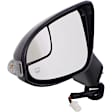 Driver Side Mirror, Power Adjust, Manual Folding, Heated, Paintable, In-housing Signal Light, No Memory, With Puddle Light, No Auto-Dimming, With Blind Spot Glass