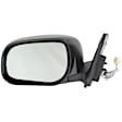 Driver Side Mirror, Power Adjust, Non-Heated, Manual Folding, Textured Black, No Signal Light, No Memory, No Puddle Light, No Auto-Dim, No Blind Spot Feature