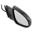 Passenger Side Mirror, Power Adjust, Heated, Manual Folding, Paintable, No Signal Light, Without Memory Recall, No Puddle Light, No Auto-Dimming, No Blind Spot Feature