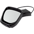 Driver Side Mirror, Power Adjust, Manual Folding, Non-Heated, Textured Black, No Signal Light, Memory, Puddle Light, Auto-Dimming, and Blind Spot Feature, Without SOS, Japan/USA Built Vehicles