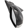 Passenger Side Mirror, Power Adjust, Manual Folding, Heated, Paintable, In-housing Signal Light, No Memory, No Puddle Light, No Auto-Dimming, No Blind Spot Feature