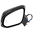 2020 Toyota RAV4 - Driver Side Mirror, Japan or North America Built Vehicle, Power Adjust, Heated, Paintable, Manual Folding, In-housing Signal Light, With Blind Spot Detection in Glass, No Memory, With Puddle Light, No Auto-Dim