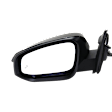 Driver Side Mirror, Power Adjust, Heated, Power Folding, Paintable, In-housing Signal Light, No Memory, No Puddle Light, No Auto-Dim, With Blind Spot Detection in Glass