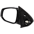 Driver Side Mirror, Power Adjust, Power Folding, Heated, Chrome, In-housing Signal Light, No Memory, No Puddle Light, No Auto-Dimming, With Blind Spot Detection in Glass