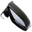 Passenger Side Mirror, Power Adjust, Manual Folding, Heated, Paintable, In-housing Signal Light, No Memory, Puddle Light, Auto-Dim, and Blind Spot Feature, For Models Without Smart Entry System