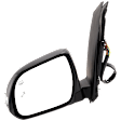 Driver Side Mirror, Power Adjust, Heated, Power Folding, Paintable, In-housing Signal Light, With Memory, With Puddle Light, No Auto-Dim, With Blind Spot Detection in Glass