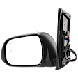 Driver Side Mirror, Power Adjust, Heated, Power Folding, Paintable, In-housing Signal Light, With Memory, With Puddle Light, No Auto-Dim, With Blind Spot Detection in Glass