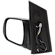 Driver Side Mirror, Power Adjust, Heated, Power Folding, Paintable, In-housing Signal Light, With Memory, With Puddle Light, No Auto-Dim, With Blind Spot Detection in Glass