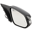 Passenger Side Mirror, Power Adjust, Heated, Manual Folding, Paintable, In-housing Signal Light, No Memory, No Puddle Light, No Auto-Dim, With Blind Spot Detection in Glass