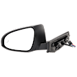 Driver Side Mirror, Power Adjust, Manual Folding, Heated, Paintable, In-housing Signal Light, No Memory, With Puddle Light, No Auto-Dimming, With Blind Spot Detection in Glass