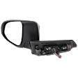 Driver Side Mirror, Power Adjust, Manual Folding, Heated, Paintable, In-housing Signal Light, No Memory, With Puddle Light, No Auto-Dimming, With Blind Spot Detection in Glass