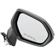 Passenger Side Mirror, Power Adjust, Non-Heated, Manual Folding, Paintable, No Signal Light, No Memory, No Puddle Light, No Auto-Dim, No Blind Spot Feature