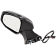 Driver Side Mirror, Power Adjust, Manual Folding, Heated, Paintable, In-Housing Signal Light, No Memory, No Puddle Light, No Auto-Dimming, With Blind Spot Detection in Glass