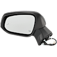 Driver Side Mirror, Power Adjust, Heated, Manual Folding, Paintable, No Signal Light, No Memory, No Puddle Light, No Auto-Dim, With Blind Spot Detection in Glass