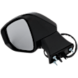 Driver Side Mirror, Power Adjust, Heated, Power Folding, Paintable, In-housing Signal Light, With Memory, With Puddle Light, No Auto-Dim, With Blind Spot Detection in Glass