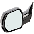 Driver Side Mirror, Power Adjust, Heated, Manual Folding, Textured Black, In-housing Signal Light, No Memory, No Puddle Light, No Auto-Dimming, With Blind Spot Detection in Glass