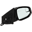 Passenger Side Mirror, Power Adjust, Heated, Manual Folding, Paintable, In-housing Signal Light, No Memory, No Puddle Light, No Auto-Dim, No Blind Spot Feature