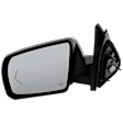 Driver Side Mirror, Power Adjust, Heated, Power Folding, Chrome, In-glass Signal Light, With Memory, With Puddle Light, No Auto-Dim, No Blind Spot Feature