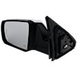 Driver Side Mirror, Power Adjust, Heated, Power Folding, Chrome, In-glass Signal Light, With Memory, With Puddle Light, No Auto-Dim, With Blind Spot Detection in Glass