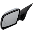 Driver Side Mirror, Power Adjust, Heated, Power Folding, Chrome, In-glass Signal Light, With Memory, With Puddle Light, No Auto-Dim, With Blind Spot Detection in Glass