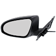 Driver Side Mirror, Power Adjust, Heated, Manual Folding, Paintable, In-housing Signal Light, With Memory, With Puddle Light, No Auto-Dim, With Blind Spot Detection in Glass