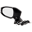 Driver Side Mirror, Power Adjust, Heated, Power Folding, Paintable, In-housing Signal Light, With Memory, With Puddle Light, No Auto-Dim, With Blind Spot Detection in Glass